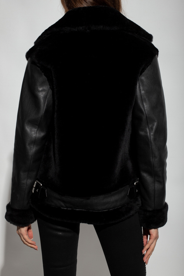 SchaferandweinerShops Palau omens tan leather jackets Bexley leather jacket AllSaints